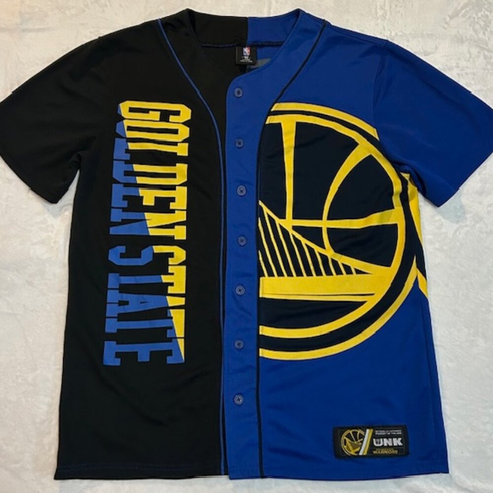 Golden State Warriors Fan Custom Baseball Style Jersey Top